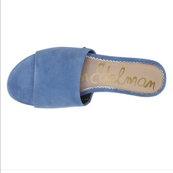 NWT Sam Edelman Liliana Blue Wedge - Picture 5 of 5